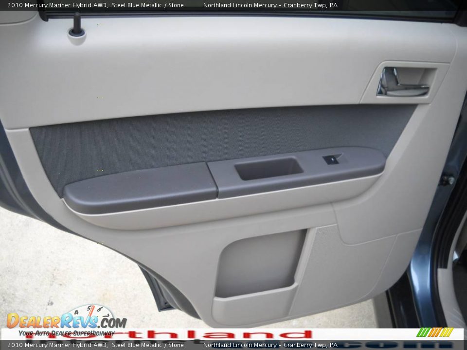 2010 Mercury Mariner Hybrid 4WD Steel Blue Metallic / Stone Photo #10