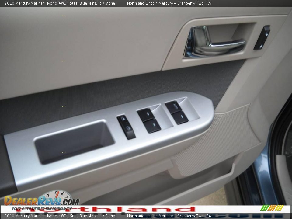 2010 Mercury Mariner Hybrid 4WD Steel Blue Metallic / Stone Photo #15