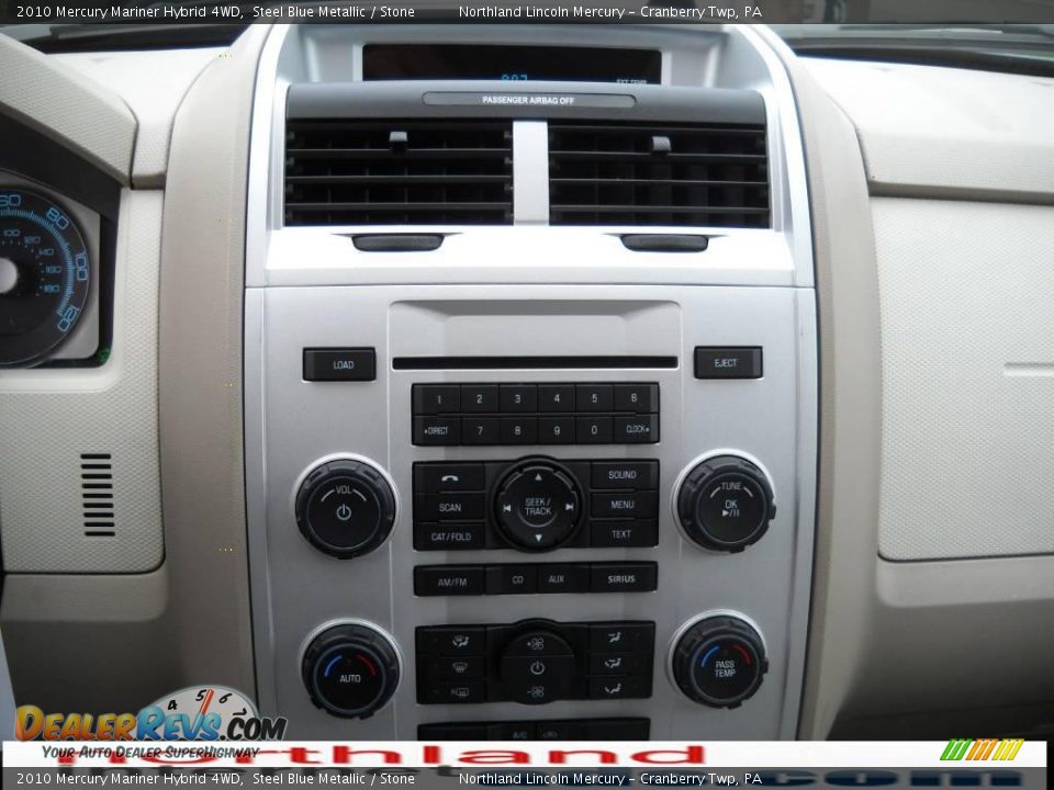 2010 Mercury Mariner Hybrid 4WD Steel Blue Metallic / Stone Photo #17