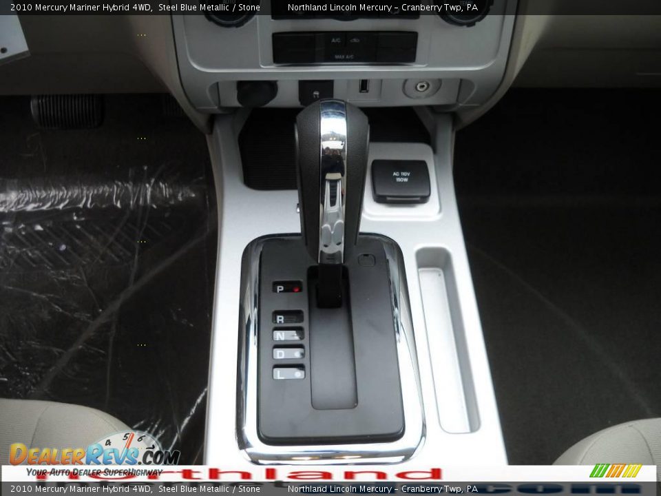 2010 Mercury Mariner Hybrid 4WD Steel Blue Metallic / Stone Photo #18