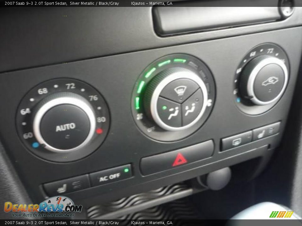 2007 Saab 9-3 2.0T Sport Sedan Silver Metallic / Black/Gray Photo #21