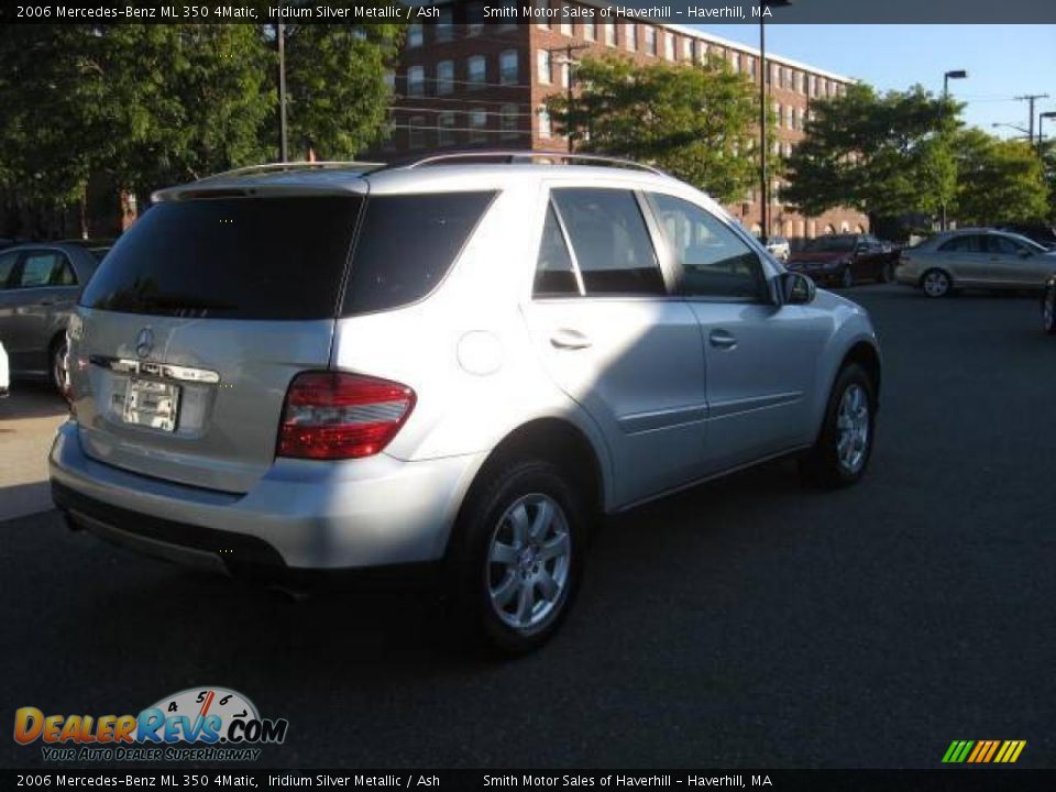 2006 Mercedes-Benz ML 350 4Matic Iridium Silver Metallic / Ash Photo #2