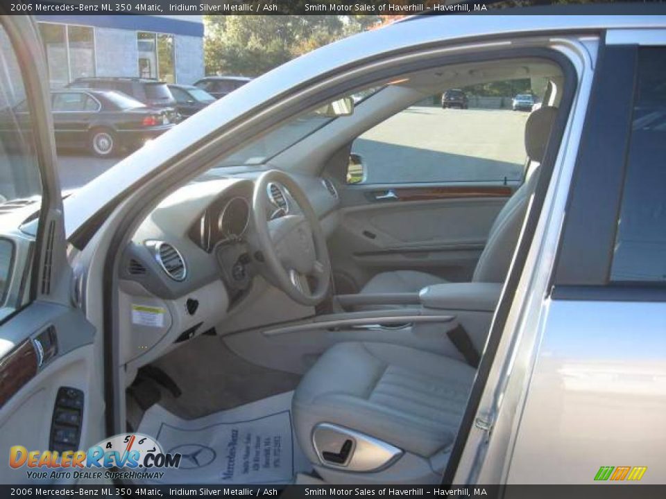 2006 Mercedes-Benz ML 350 4Matic Iridium Silver Metallic / Ash Photo #5