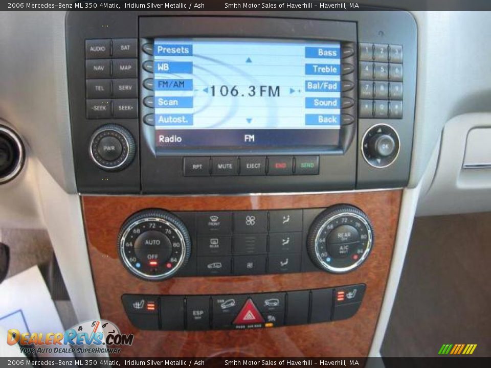 2006 Mercedes-Benz ML 350 4Matic Iridium Silver Metallic / Ash Photo #6