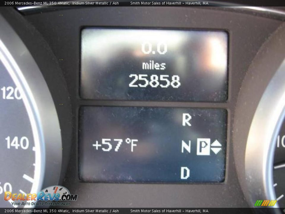 2006 Mercedes-Benz ML 350 4Matic Iridium Silver Metallic / Ash Photo #7