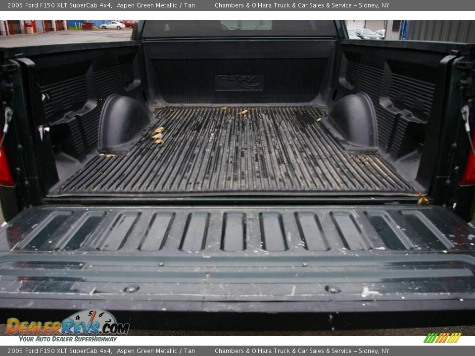 2005 Ford F150 XLT SuperCab 4x4 Aspen Green Metallic / Tan Photo #11