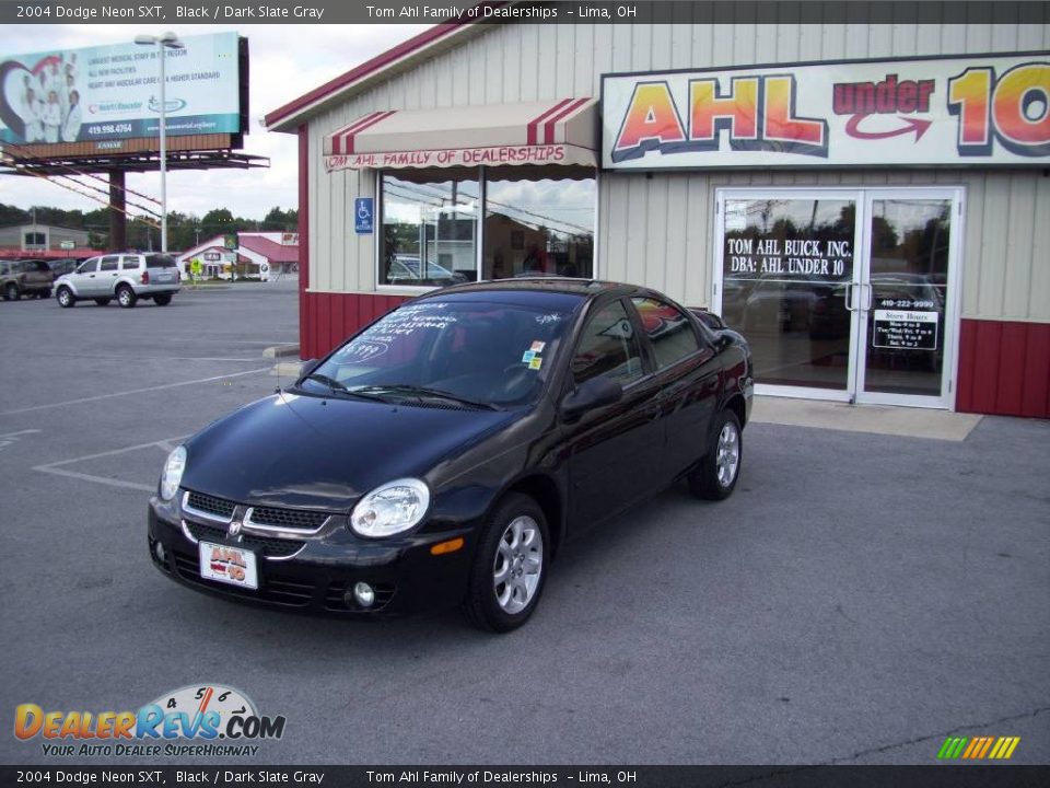 2004 Dodge Neon SXT Black / Dark Slate Gray Photo #1