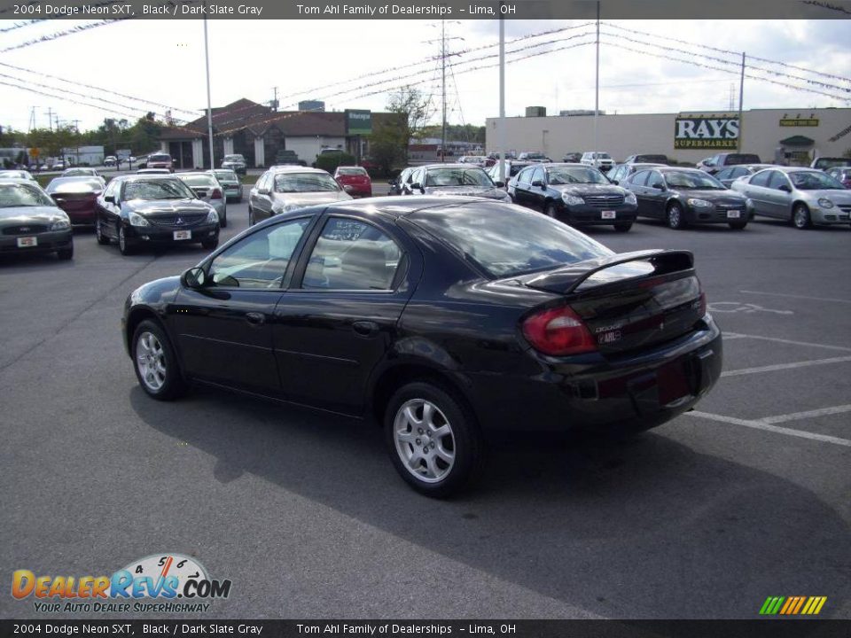 2004 Dodge Neon SXT Black / Dark Slate Gray Photo #4