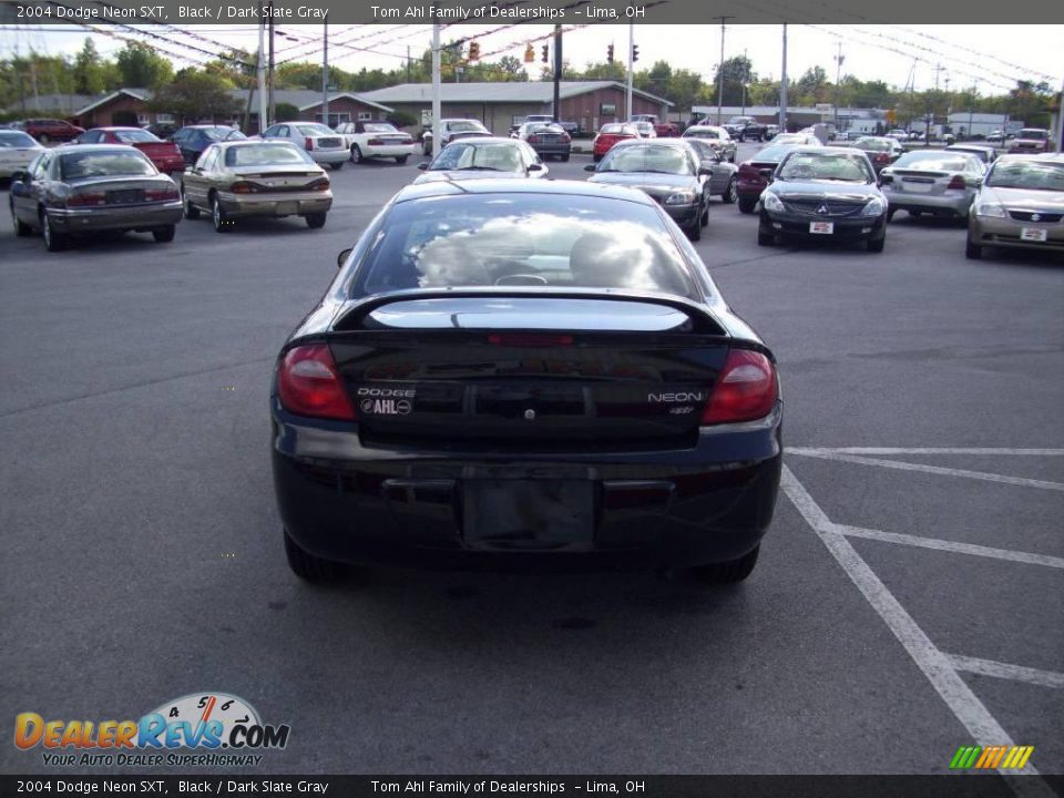 2004 Dodge Neon SXT Black / Dark Slate Gray Photo #5