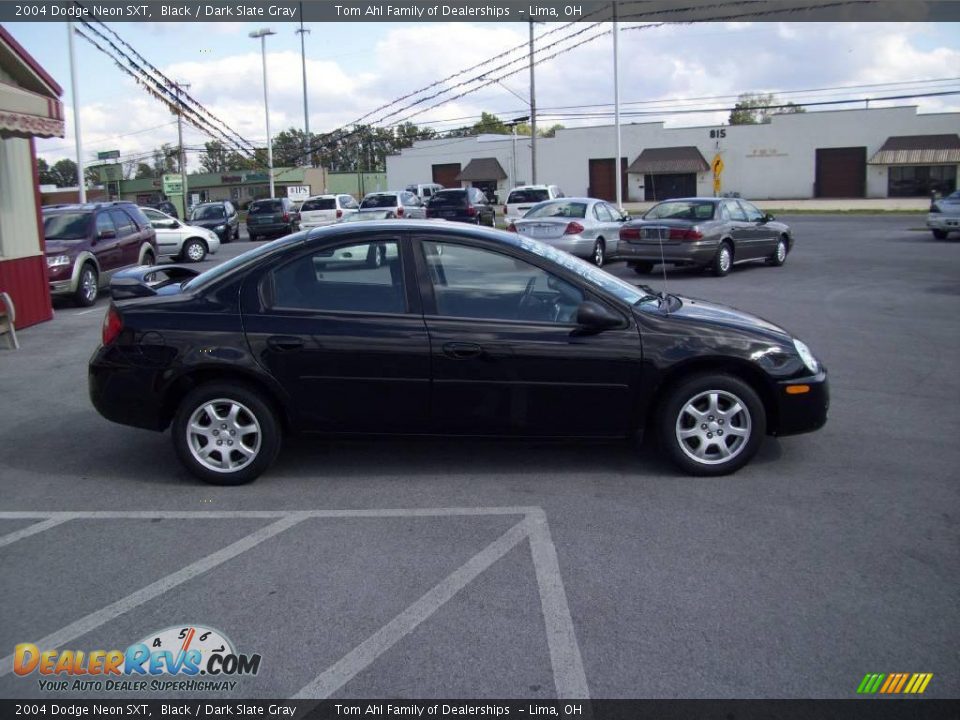 2004 Dodge Neon SXT Black / Dark Slate Gray Photo #7