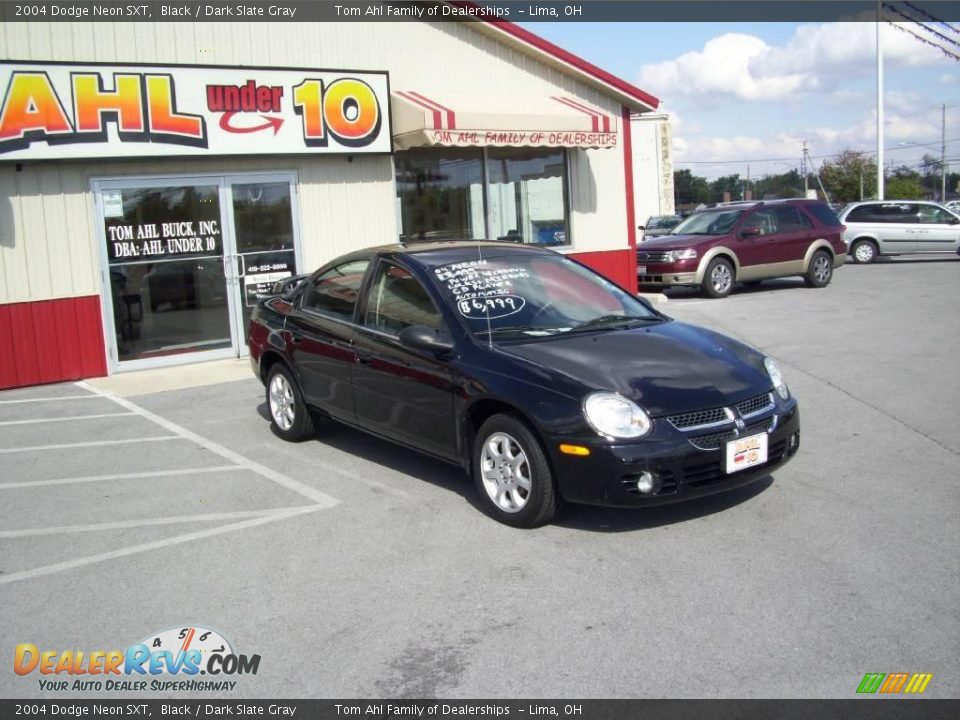 2004 Dodge Neon SXT Black / Dark Slate Gray Photo #8