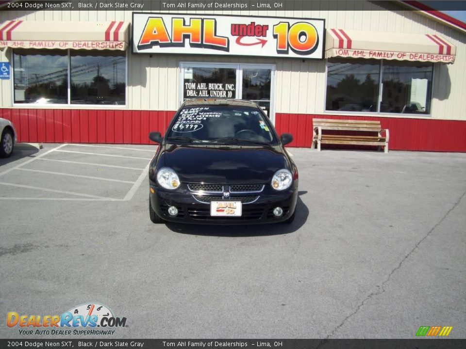 2004 Dodge Neon SXT Black / Dark Slate Gray Photo #9