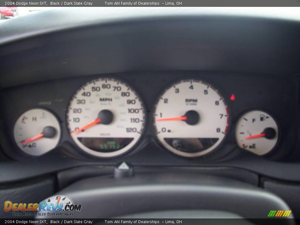 2004 Dodge Neon SXT Black / Dark Slate Gray Photo #12