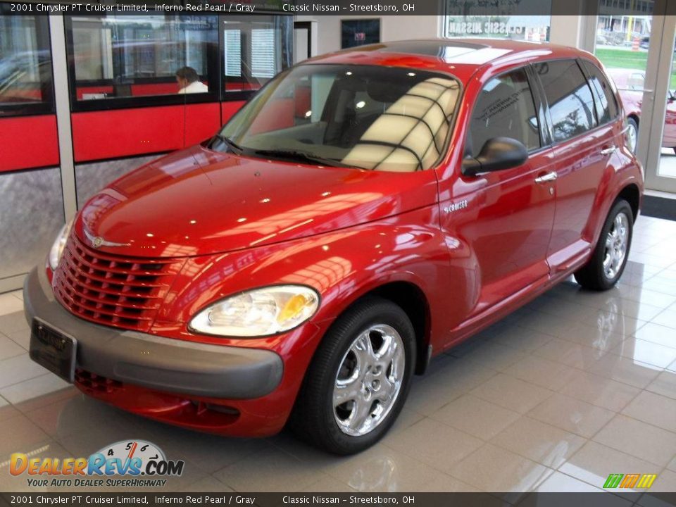 2001 Chrysler PT Cruiser Limited Inferno Red Pearl / Gray Photo #1