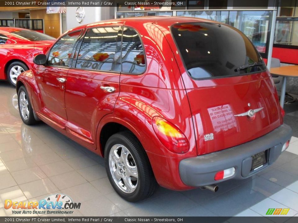 2001 Chrysler PT Cruiser Limited Inferno Red Pearl / Gray Photo #2
