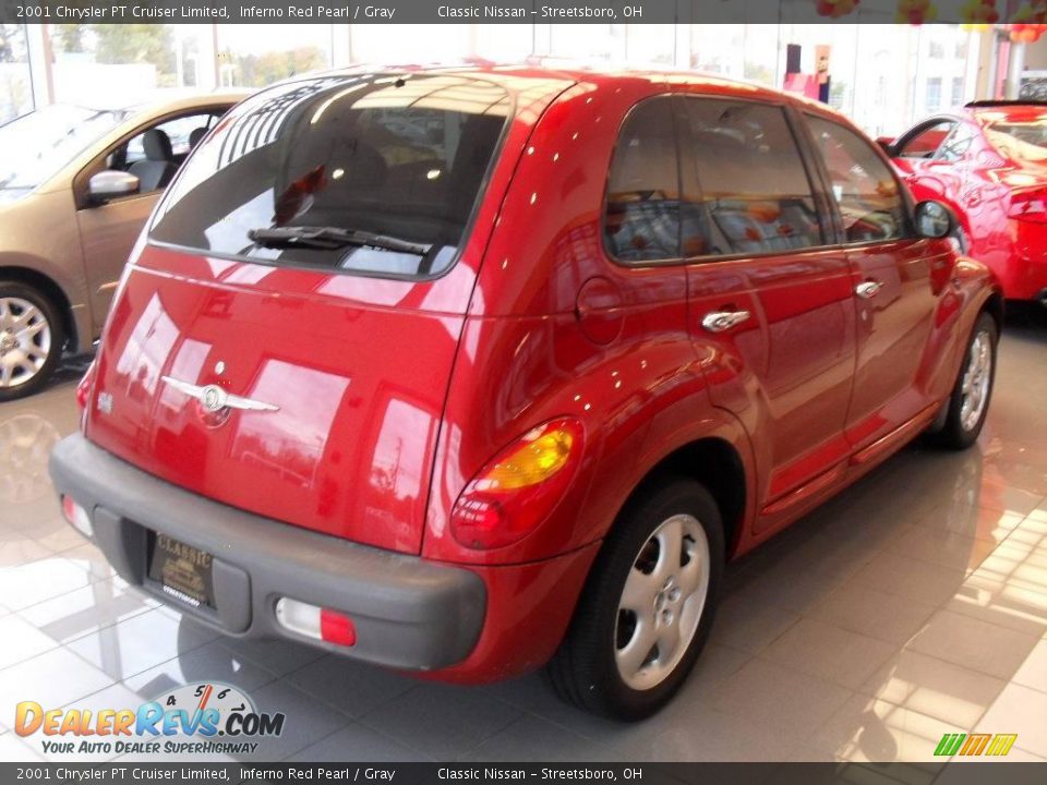 2001 Chrysler PT Cruiser Limited Inferno Red Pearl / Gray Photo #3