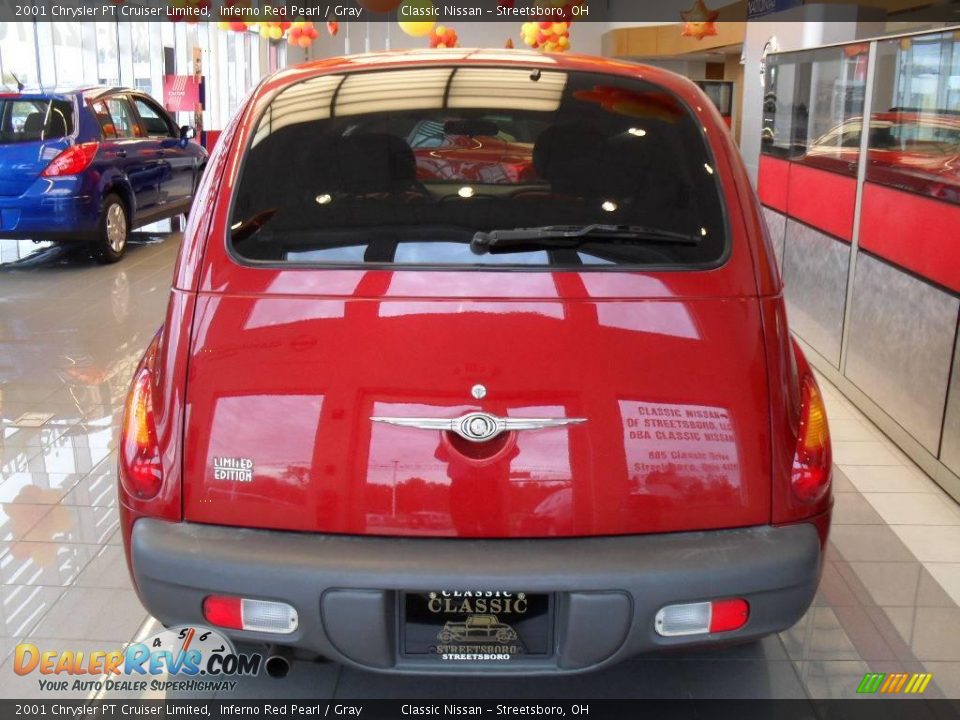2001 Chrysler PT Cruiser Limited Inferno Red Pearl / Gray Photo #6