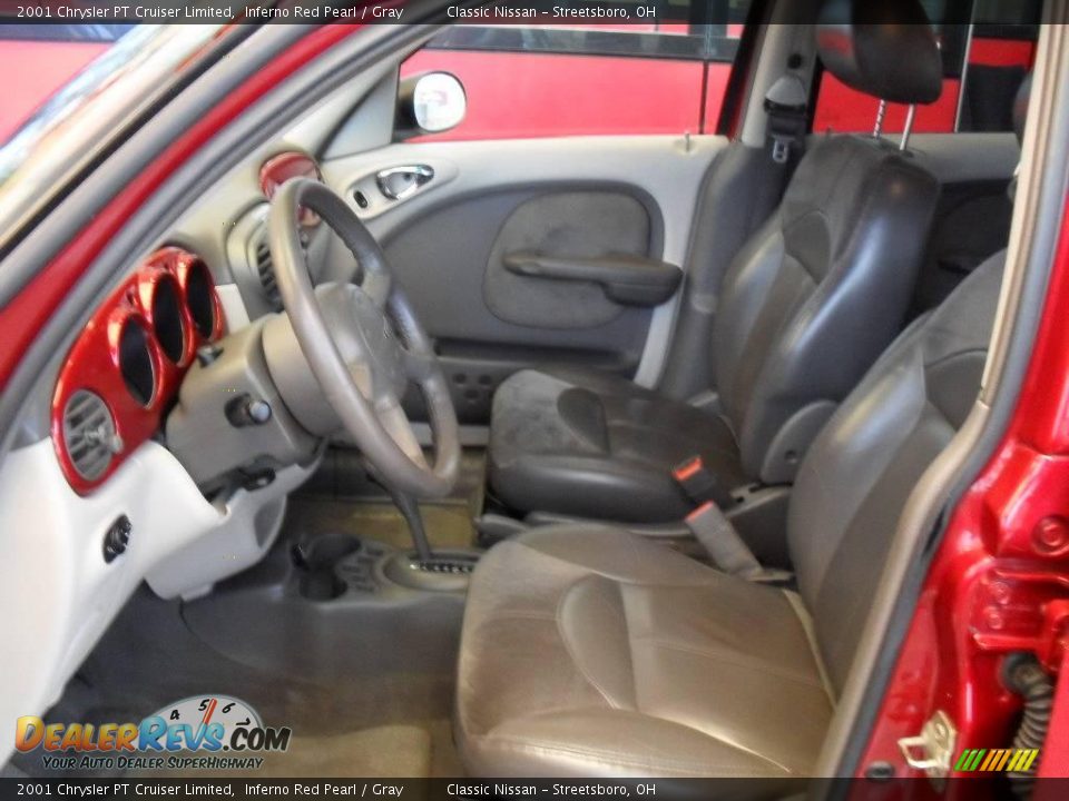 2001 Chrysler PT Cruiser Limited Inferno Red Pearl / Gray Photo #14