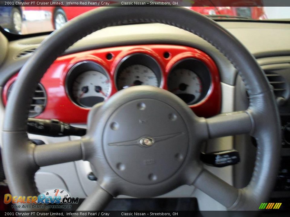 2001 Chrysler PT Cruiser Limited Inferno Red Pearl / Gray Photo #26
