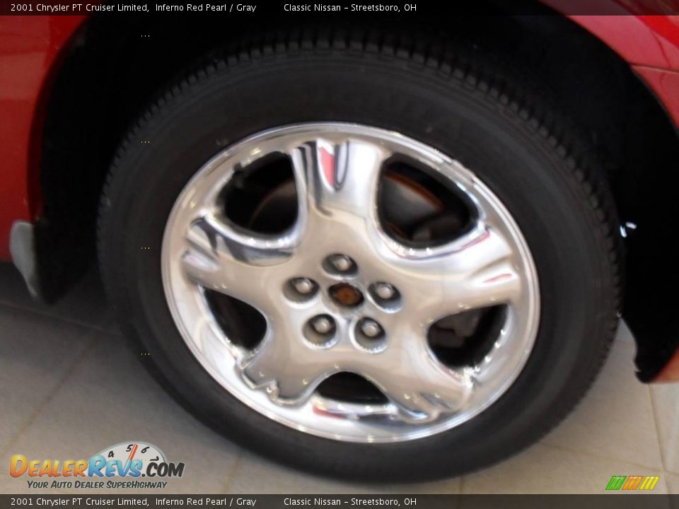 2001 Chrysler PT Cruiser Limited Inferno Red Pearl / Gray Photo #35