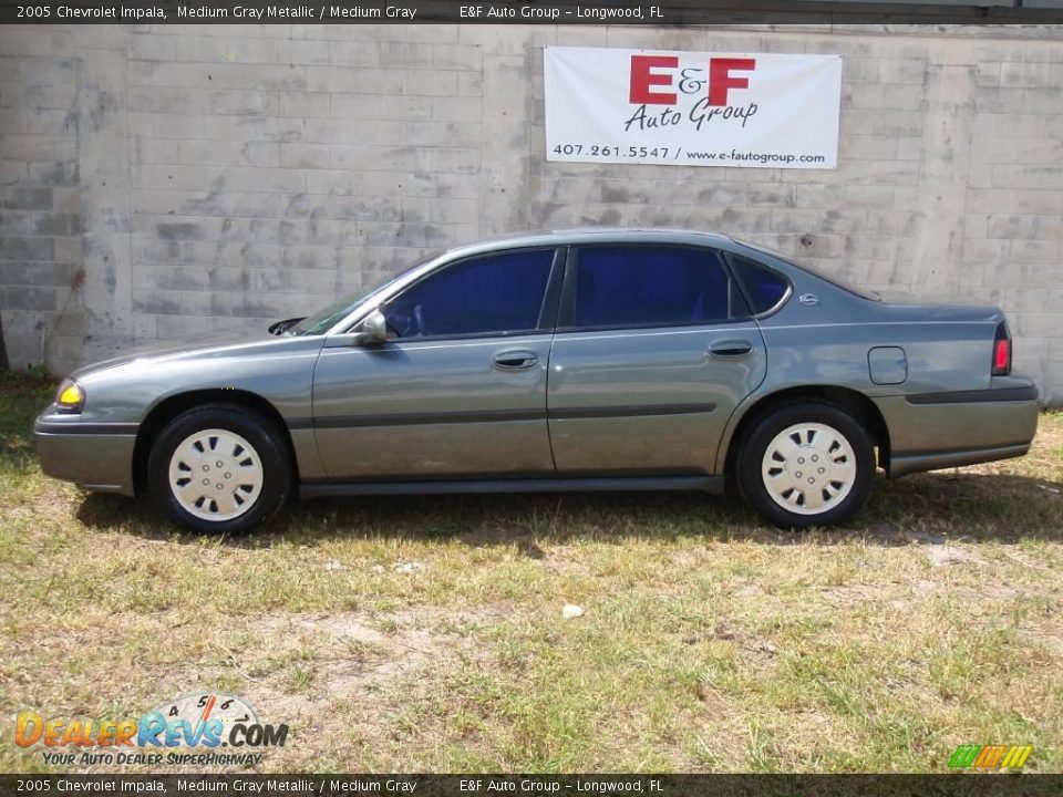 2005 Chevrolet Impala Medium Gray Metallic / Medium Gray Photo #6