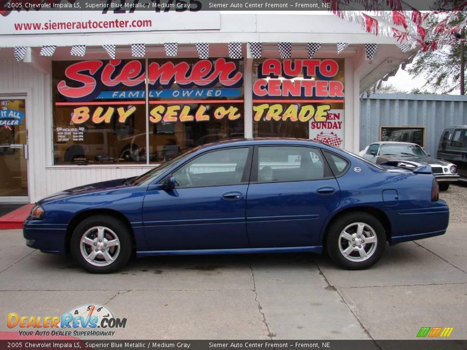2005 Chevrolet Impala LS Superior Blue Metallic / Medium Gray Photo #1