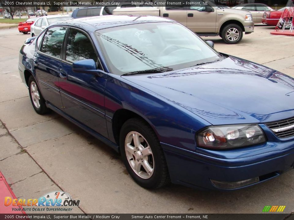 2005 Chevrolet Impala LS Superior Blue Metallic / Medium Gray Photo #5