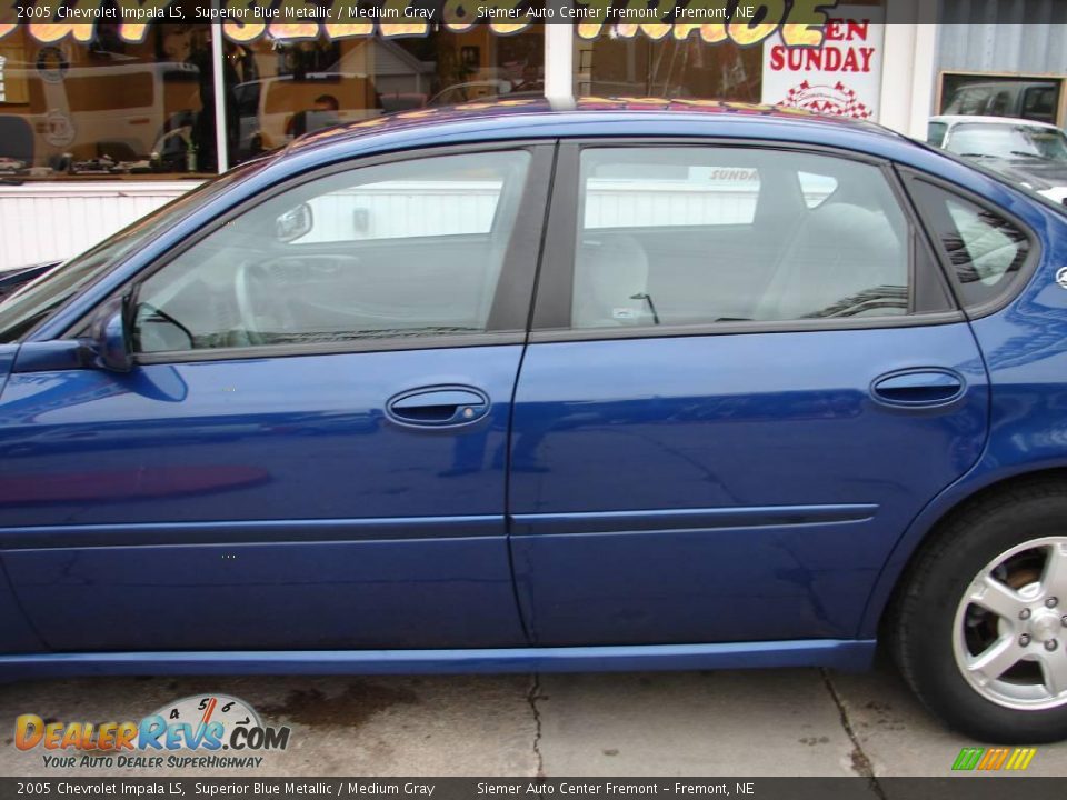 2005 Chevrolet Impala LS Superior Blue Metallic / Medium Gray Photo #22