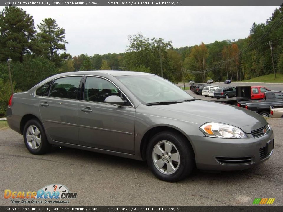 2008 Chevrolet Impala LT Dark Silver Metallic / Gray Photo #3