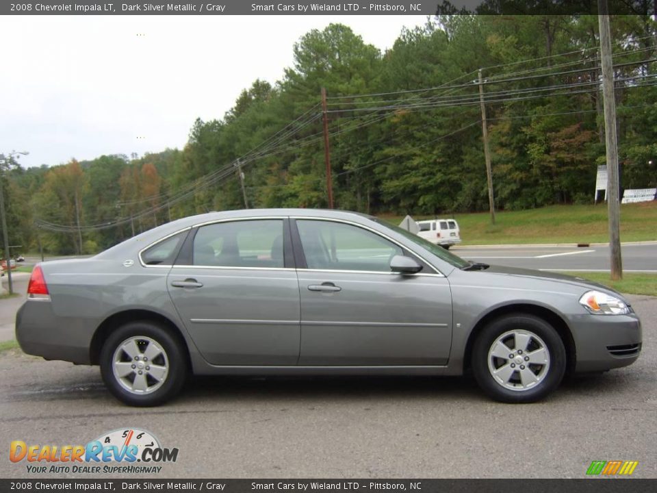 2008 Chevrolet Impala LT Dark Silver Metallic / Gray Photo #4