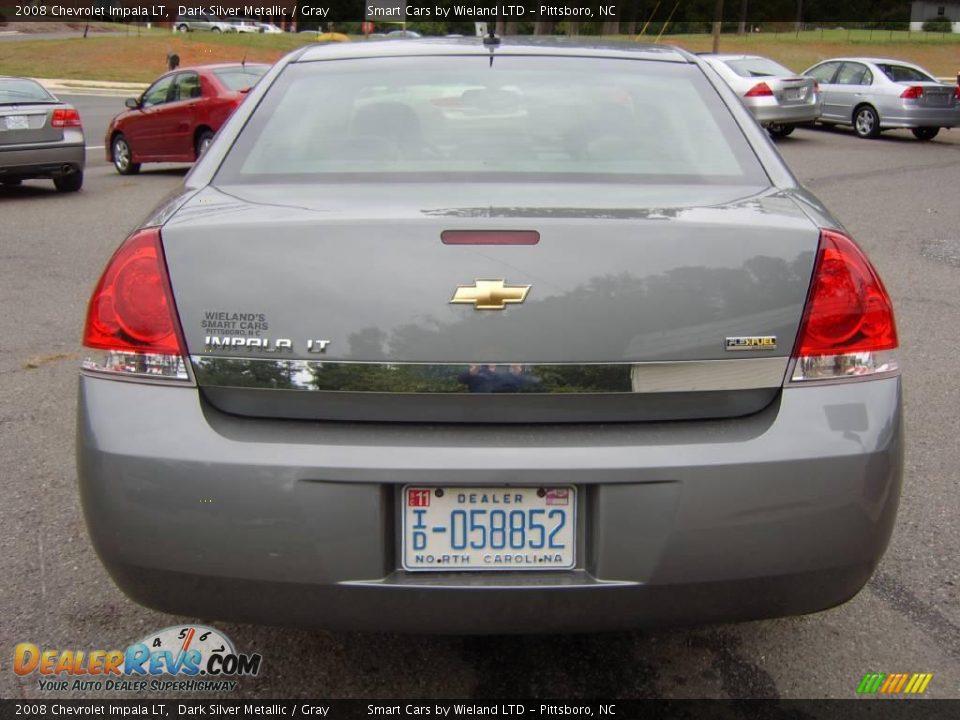 2008 Chevrolet Impala LT Dark Silver Metallic / Gray Photo #6