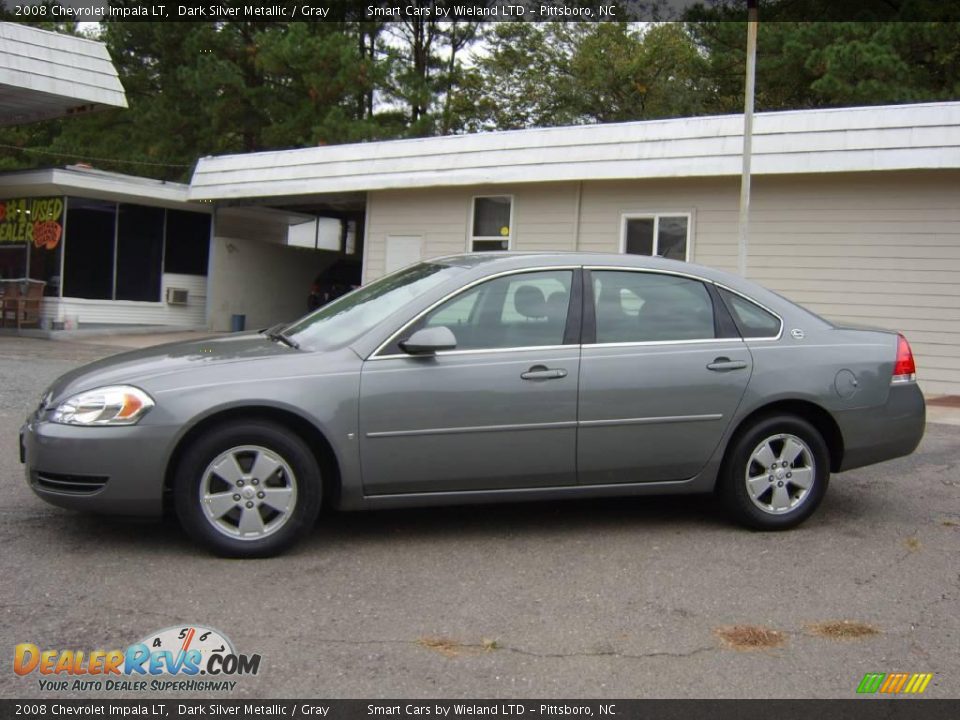 2008 Chevrolet Impala LT Dark Silver Metallic / Gray Photo #8