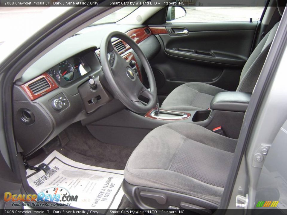 2008 Chevrolet Impala LT Dark Silver Metallic / Gray Photo #14