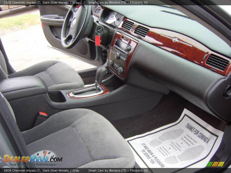 2008 Chevrolet Impala LT Dark Silver Metallic / Gray Photo #15