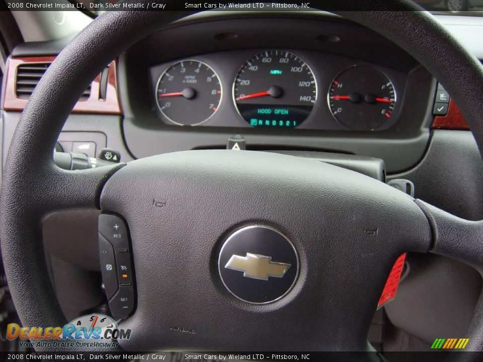 2008 Chevrolet Impala LT Dark Silver Metallic / Gray Photo #18