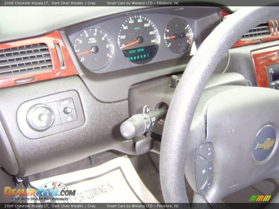 2008 Chevrolet Impala LT Dark Silver Metallic / Gray Photo #19