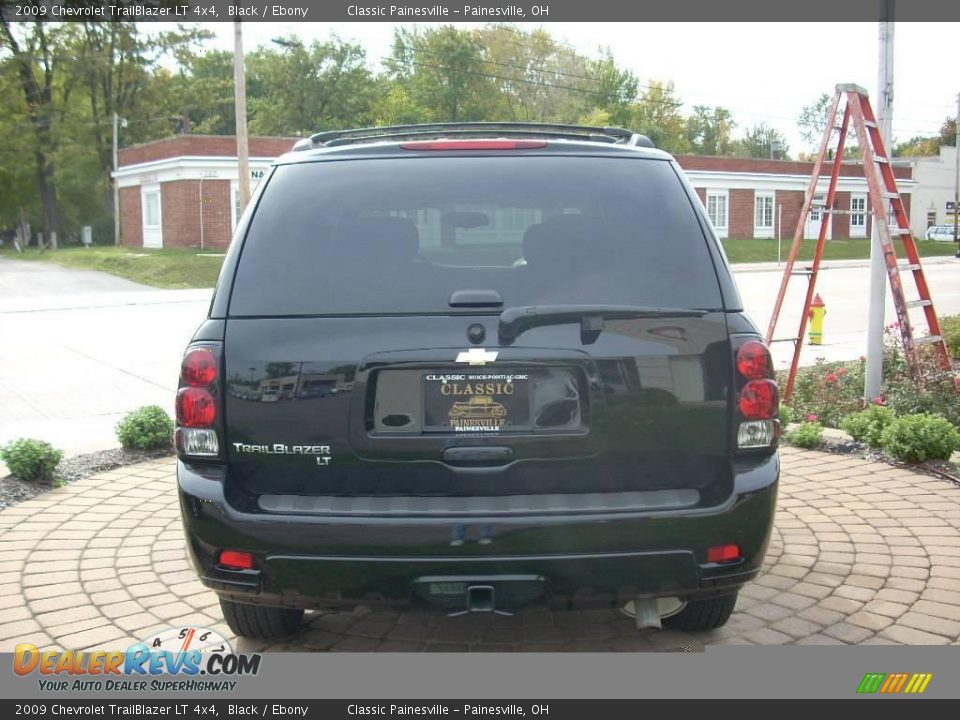 2009 Chevrolet TrailBlazer LT 4x4 Black / Ebony Photo #7