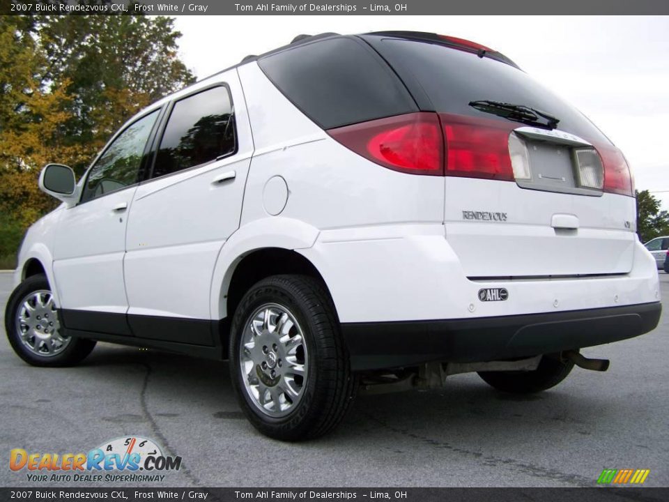 2007 Buick Rendezvous CXL Frost White / Gray Photo #4