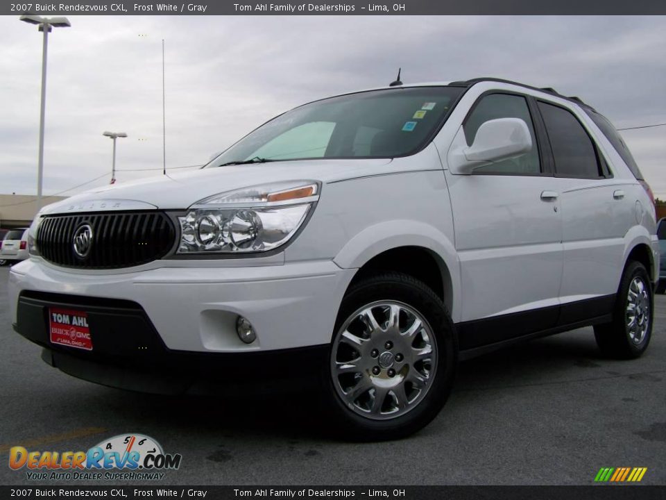 2007 Buick Rendezvous CXL Frost White / Gray Photo #5