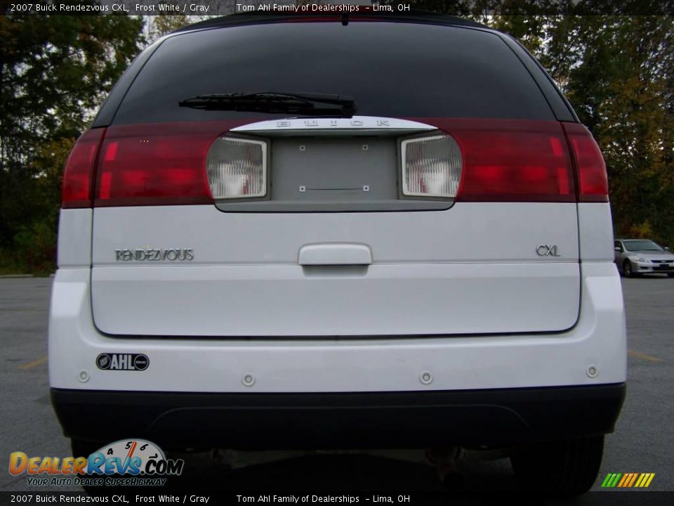 2007 Buick Rendezvous CXL Frost White / Gray Photo #6