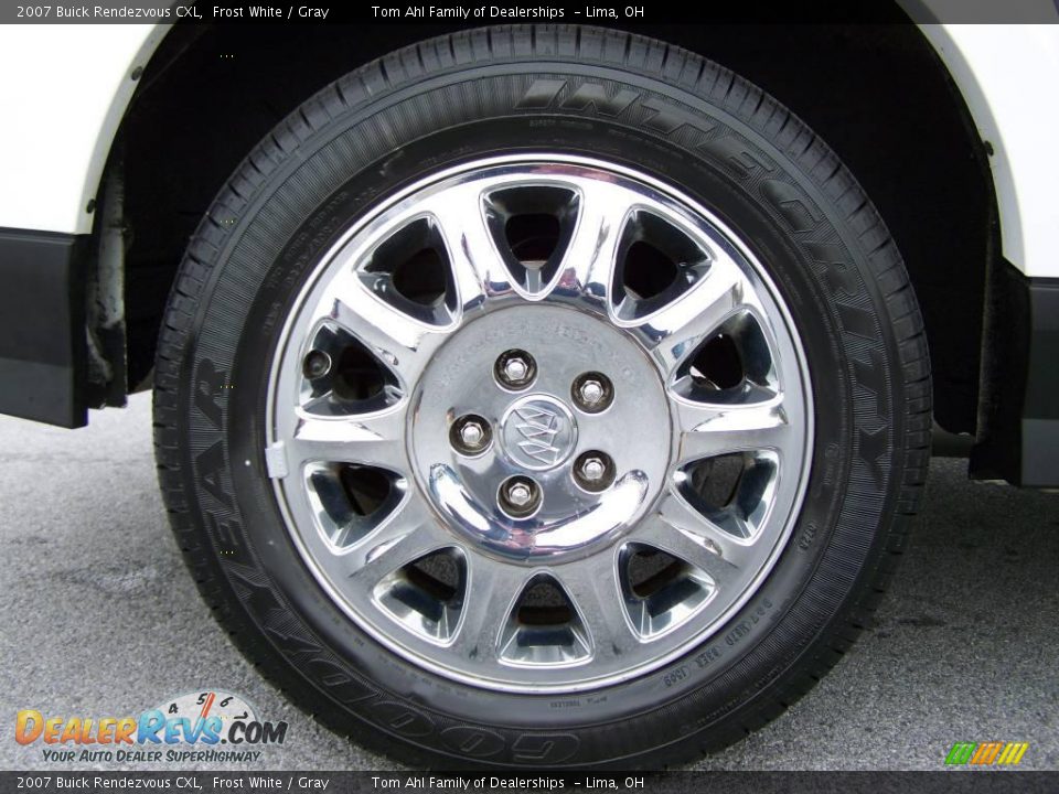 2007 Buick Rendezvous CXL Frost White / Gray Photo #8