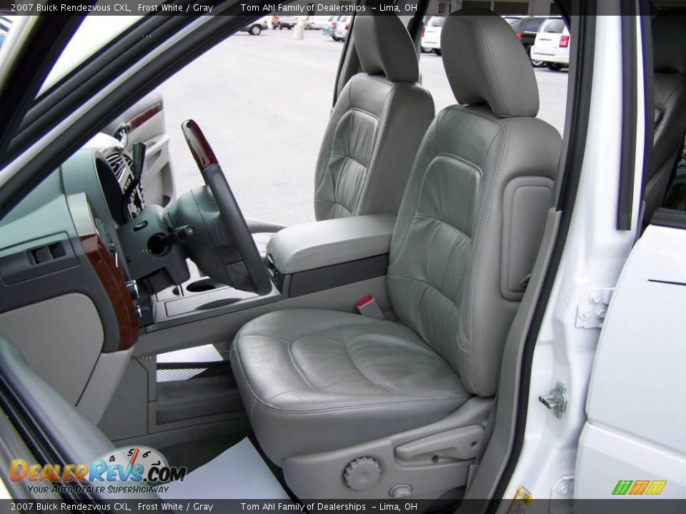 2007 Buick Rendezvous CXL Frost White / Gray Photo #9