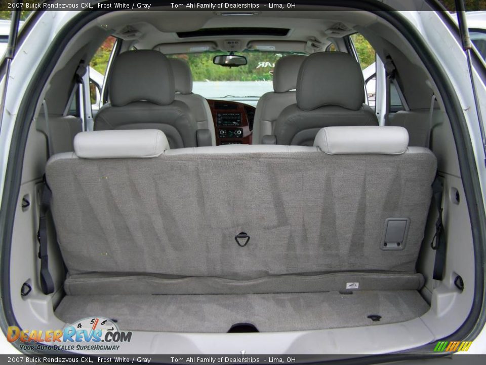 2007 Buick Rendezvous CXL Frost White / Gray Photo #12