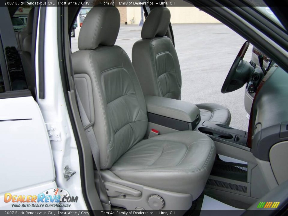 2007 Buick Rendezvous CXL Frost White / Gray Photo #14