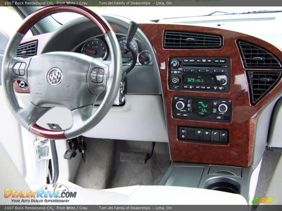 2007 Buick Rendezvous CXL Frost White / Gray Photo #16