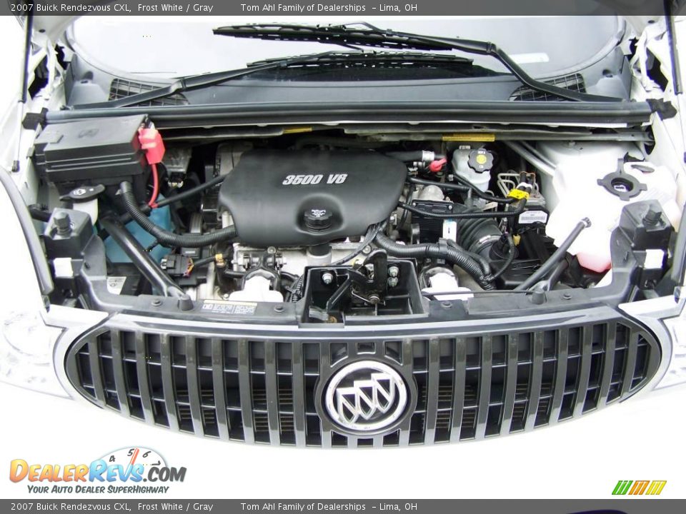 2007 Buick Rendezvous CXL Frost White / Gray Photo #18