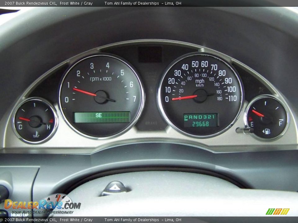 2007 Buick Rendezvous CXL Frost White / Gray Photo #19