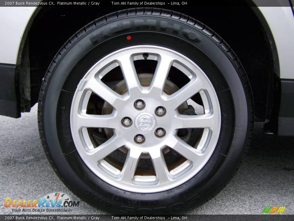 2007 Buick Rendezvous CX Platinum Metallic / Gray Photo #8
