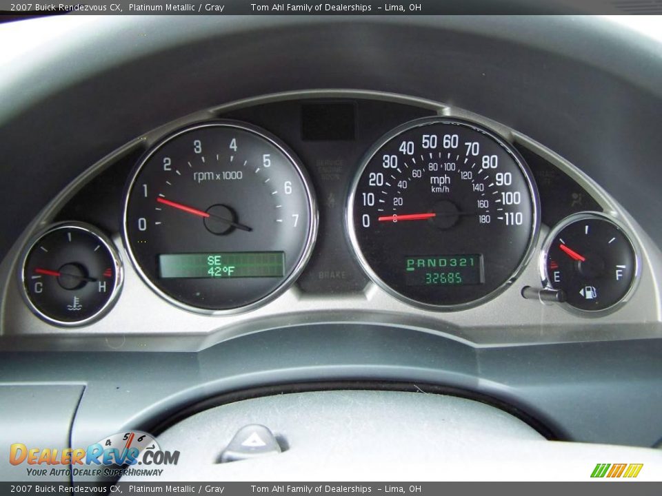 2007 Buick Rendezvous CX Platinum Metallic / Gray Photo #16