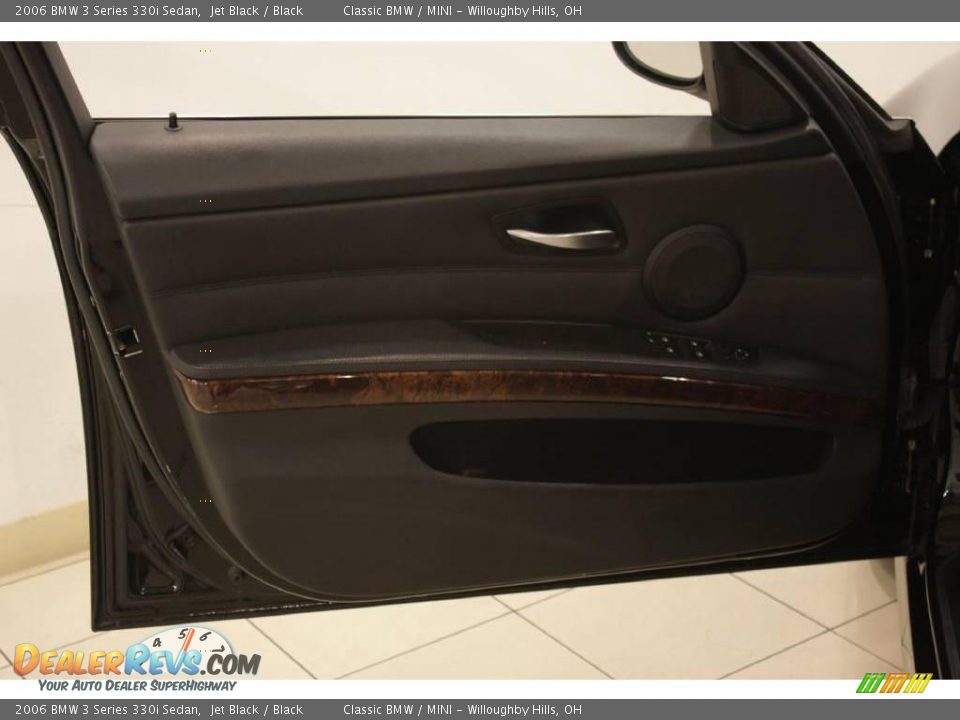 2006 BMW 3 Series 330i Sedan Jet Black / Black Photo #8